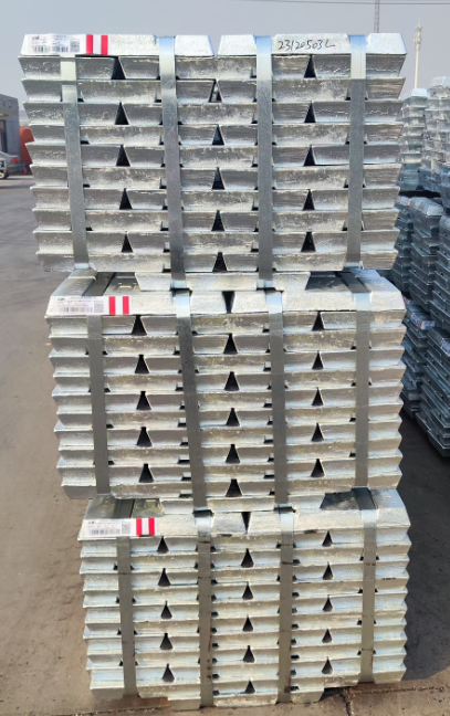Zinc ingots